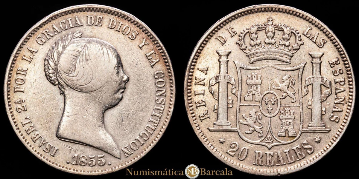Real 1855 Year Spanish Coins for sale | eBay