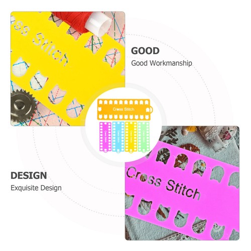 5 PCS Floss Organizer Embroidery Thread Finishing Tool Sorter Cards - 第 7/11 張圖片