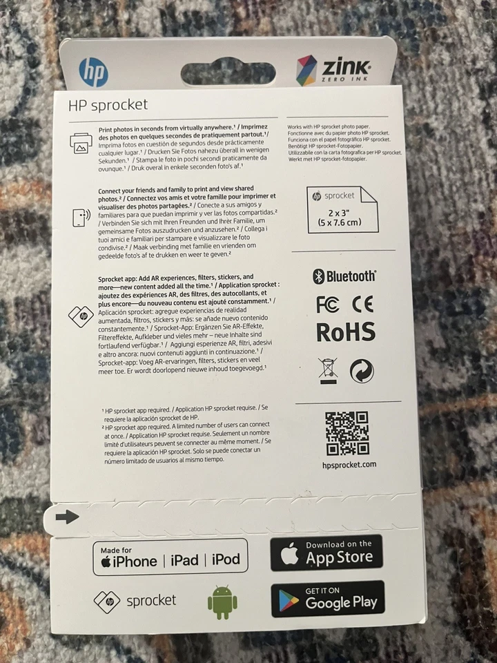 Sprocket photo printer - Image 3 of 3