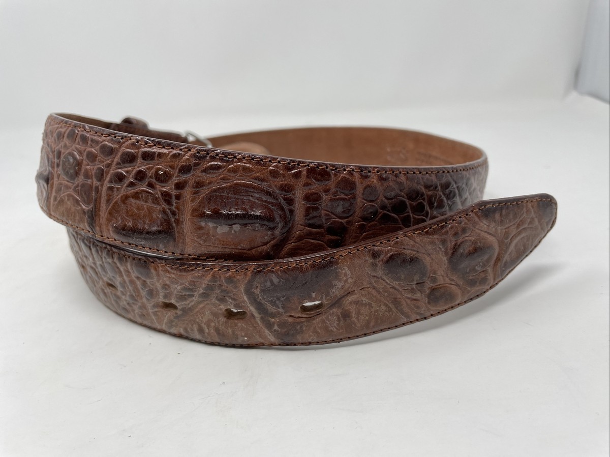 VEARI wide alligator leather belts Exclusive Casual Wear Belt – VEARI main image 4