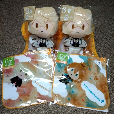 Minna No Kuji Touken Ranbu B Prize 2 Companion Stuffed Animals With Mustache Cut
