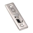 For Access Control Door Switch Stainless Steel Slim Exit Push Release Button