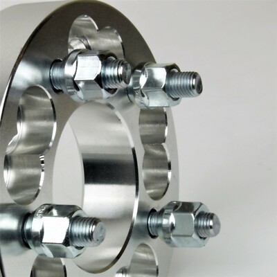 4PCs 1.25 WHEEL SPACER ADAPTERS 5X4.5 or 5X4.75 TO 5X4.5 CB 74mm STUDS 12X1 .5