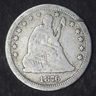 1876-CC Seated Liberty Silver Quarter - COINGIANTS -