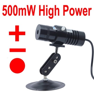 Focusable High Power 635nm 500mw Red Dot/Line/Cross Locator Laser Module 32x100m