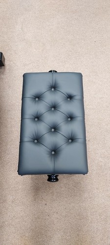 ADJUSTABLE PIANO STOOL SUPERIOR QUALITY NO ASSEMBLY REQUIRED FIXED LEG NO BOLTS - Picture 3 of 4