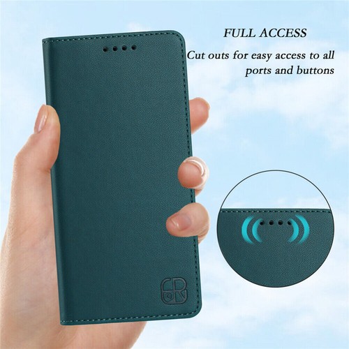 For Motorola Edge 50 Neo Pro 40 30 Fusion E13 Magnetic Leather Case Wallet Cover - Picture 49 of 108