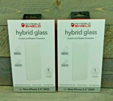 GENUINE  Apple iPhone 12 Mini 5.4" Zagg Invisible Shield Hybrid Glass (2) PACK