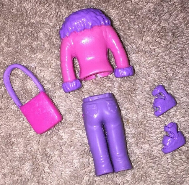 Vintage Polly Pocket Outfit Pink & Purple Jacket, Pants