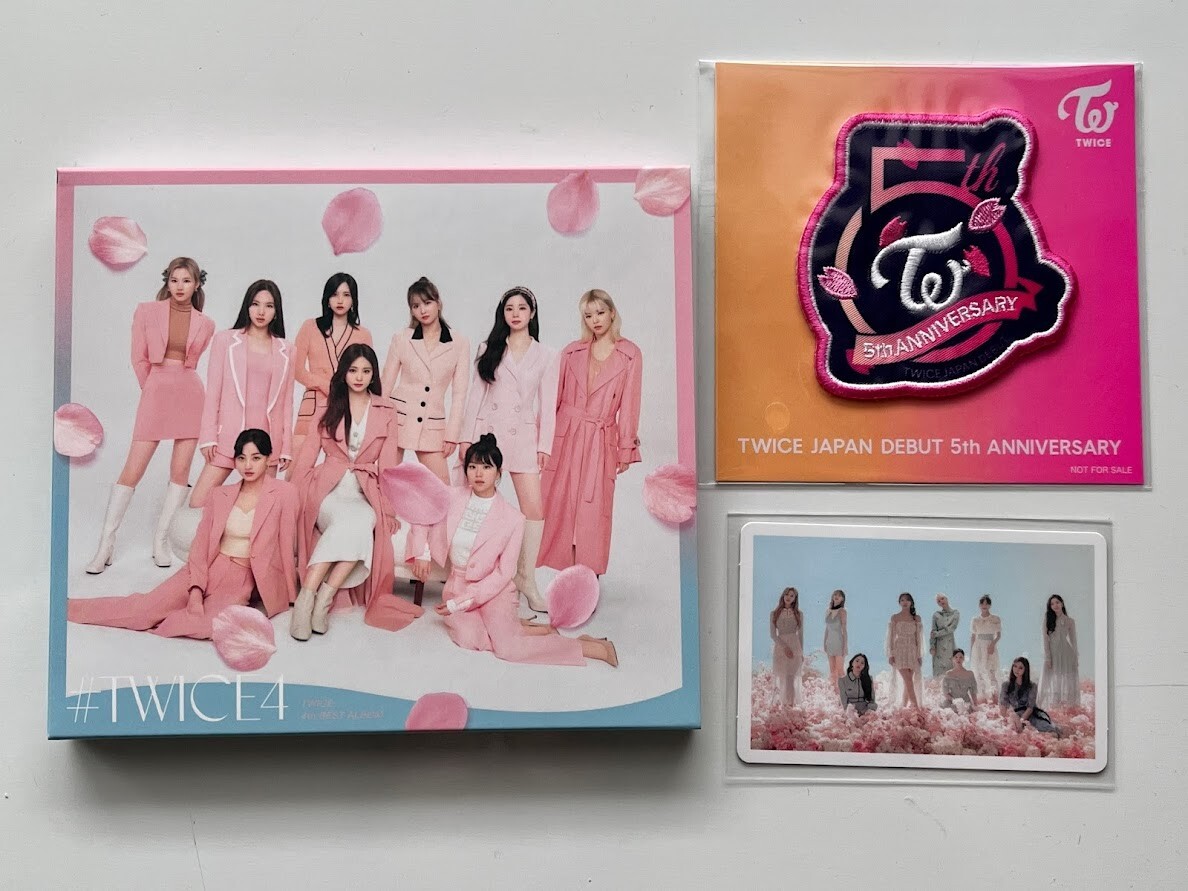 TWICE #twice4 CD + All Member Ver. Photocard + Japan 5th