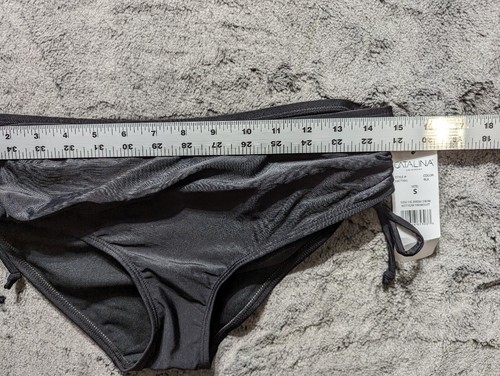 Catalina Swimwear Bottoms Women's Size Small Black - Picture 7 of 8