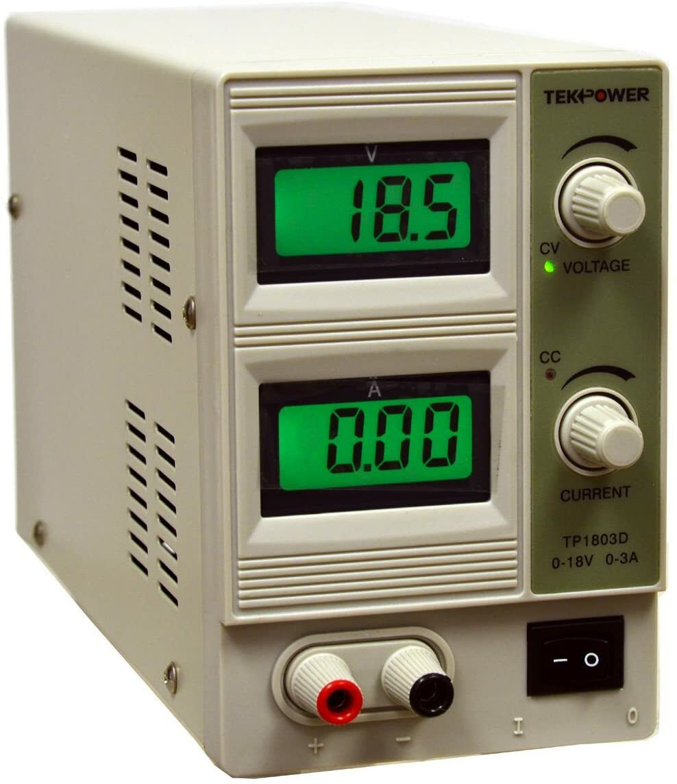 Tekpower TP1803D Variable Linear DC Adjustable Power Supply 0-18V