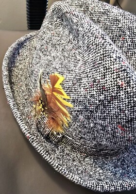 EUC Wool Blend Fedora Hat. VINTAGE BARON main image 2