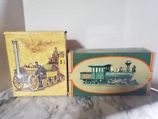 Vintage Avon Bottle Lot 2 Locomotives 1876 Centennial Express Golden Rocket