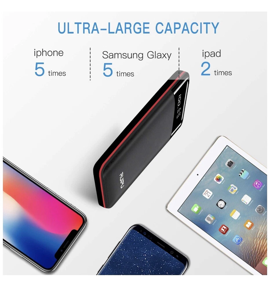 Power Bank 24000mAh Portable Charger High Capacity Dual USB External Battery Power Bank 24000mAh Portable Charger High Capacity Dual USB External Battery