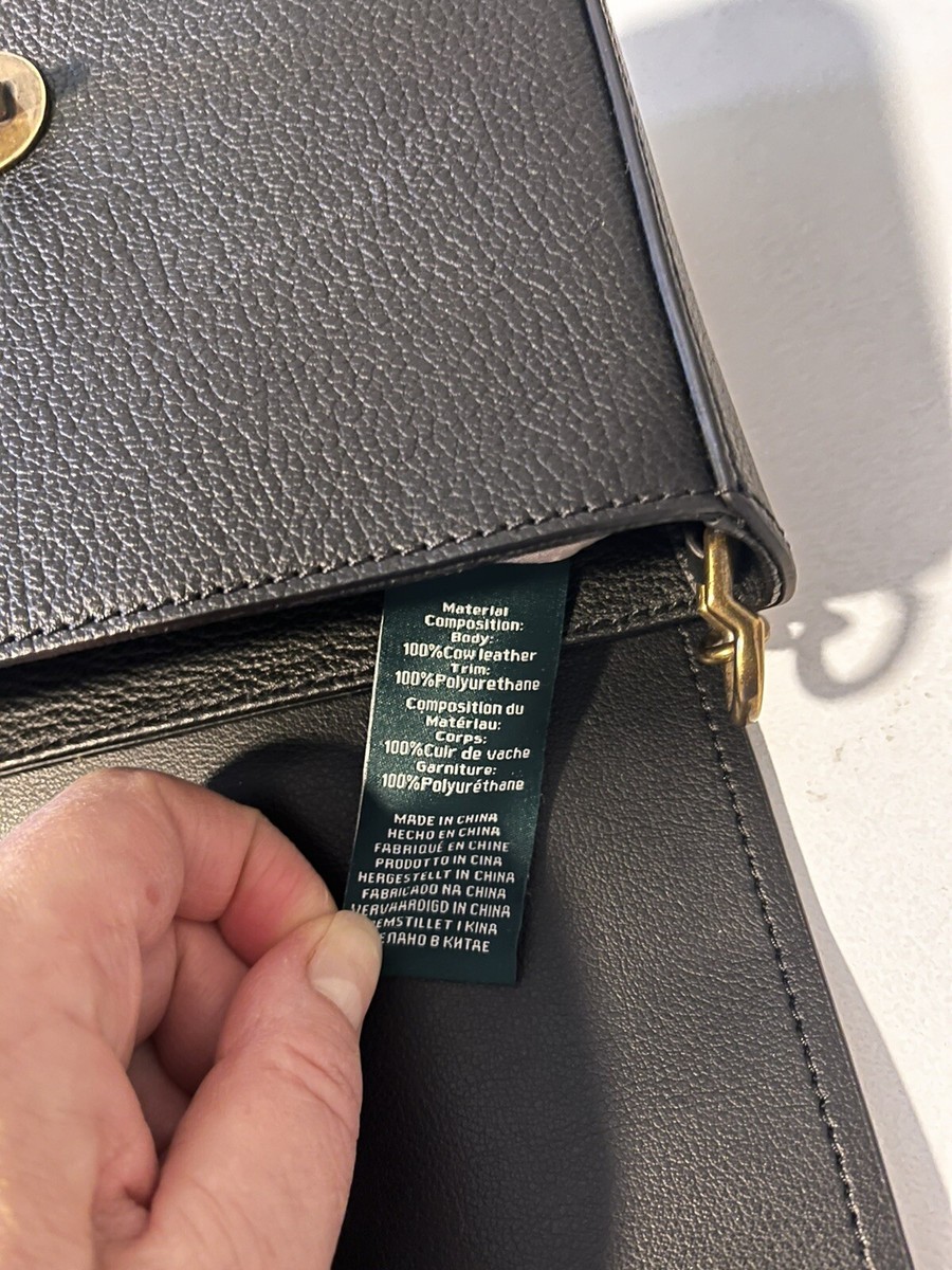 lrl Ralph Lauren Millbrook cow leather small crossbody bag