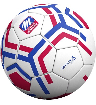 Macgregor Game Winner #5 Soccer Ball - Red, White and Blue