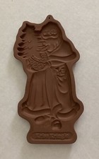 Vtg 1991 Longaberger Pottery Cookie Mold Kriss Kringle Made in USA EUC