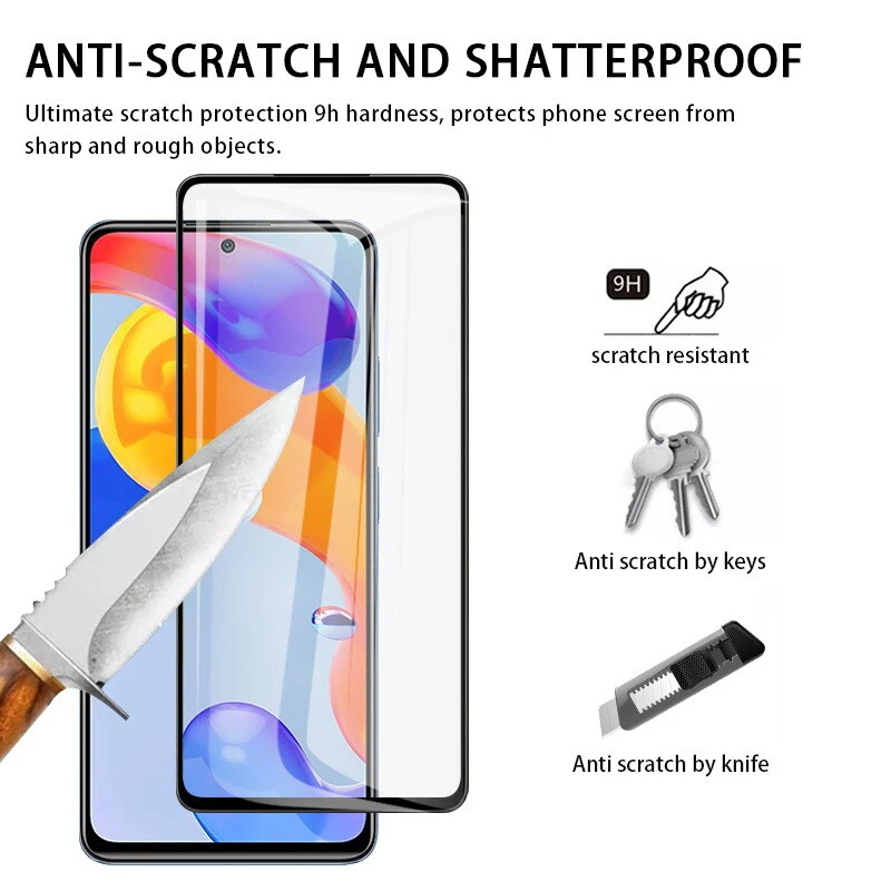 For Xiaomi Redmi Note 14 13 12 11 Pro MI 13T 14T Screen Protector Tempered Glass - image 4 of 4