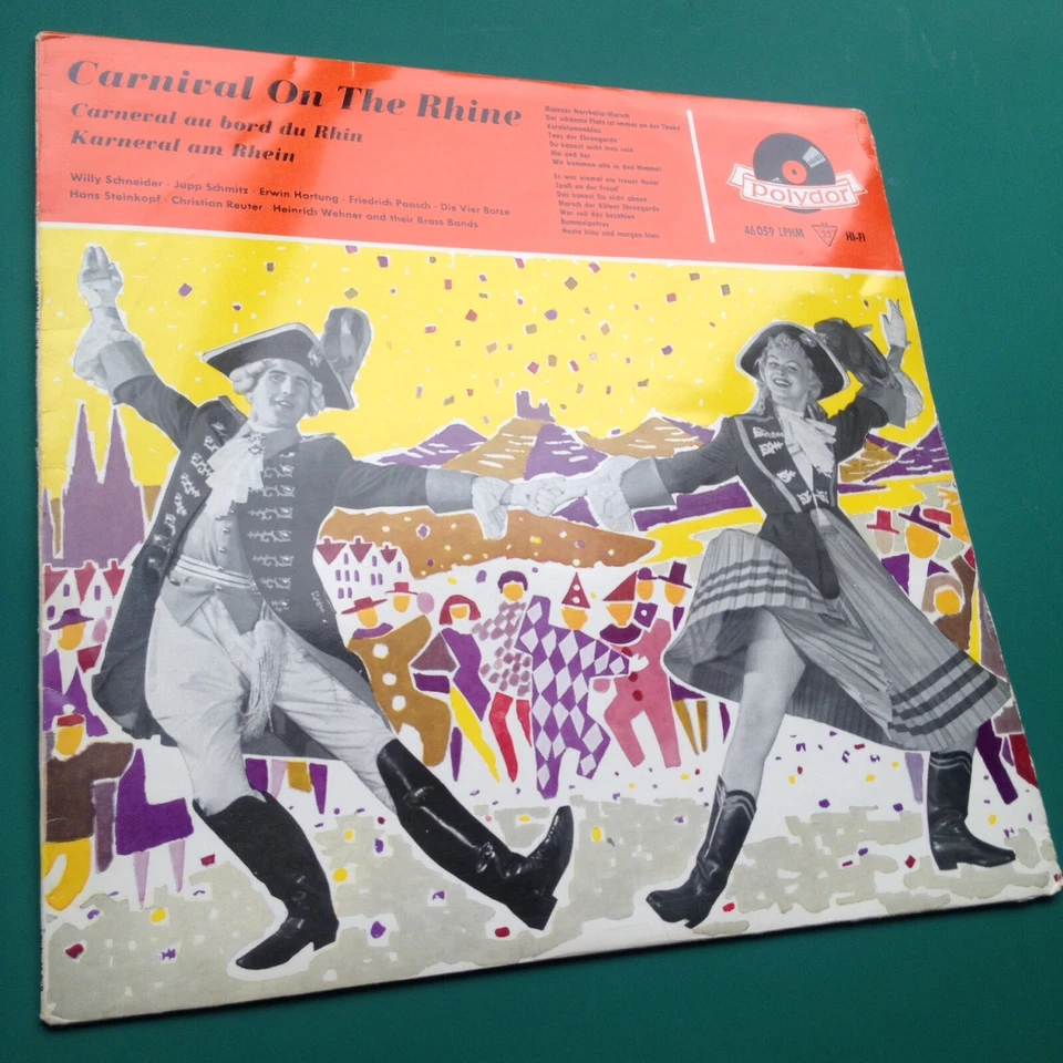 CARNIVAL ON RHINE German Brass Band Music LP Hanns Steinkopf Jupp Schmitz 1957 - Image 4 of 4