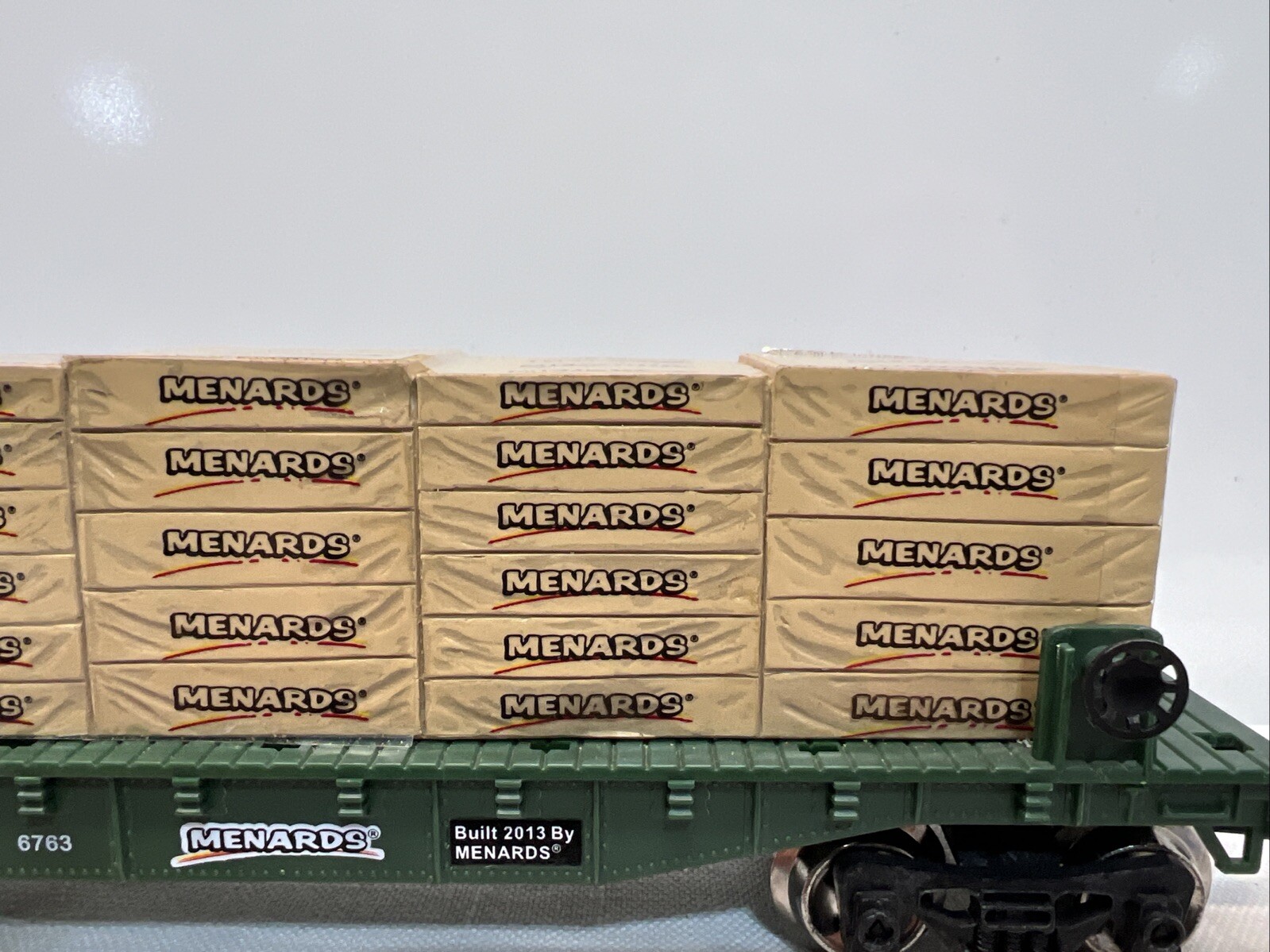 Menards Intermodal 2013 Menards Limited Edition 279-0634 Flat Car Lumber Load Green 101 Of ...