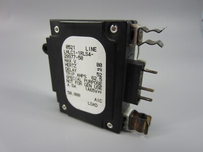 AIRPAXBreaker LMLC1-1RLS4-28977-50 50A 80V (25 Lots of 2)