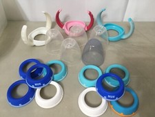 NUK Baby Bottle Parts Rings, Caps, Replacement Pieces No Nipples Handles Cups