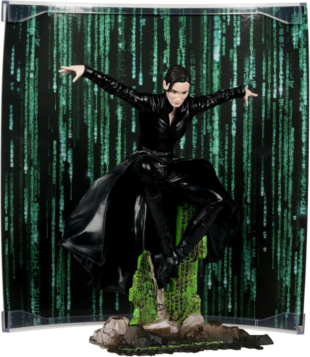 McFarlane Toys The Matrix Movie Maniacs Trinity 6-Inch Posed