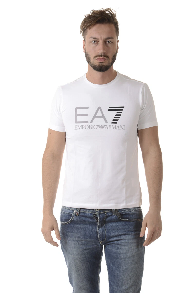 Ea7 white sweatshirt sales