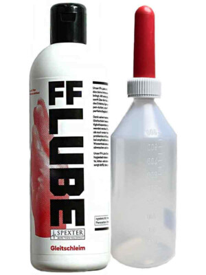 FF LUBE -Gleitgel  1 Liter  NEU ° GLEITMITTEL + EINSPRITZFLASCHE - LEERFLASCHE