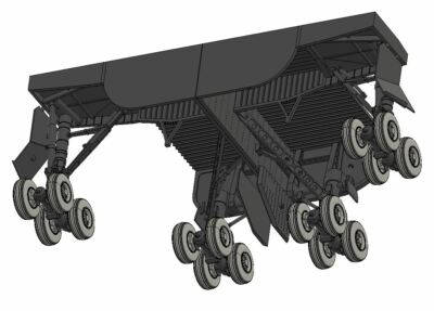 Click2detail 1:72 747-100/200 Landing Gear Set (for AIM Transport Wings Kits)