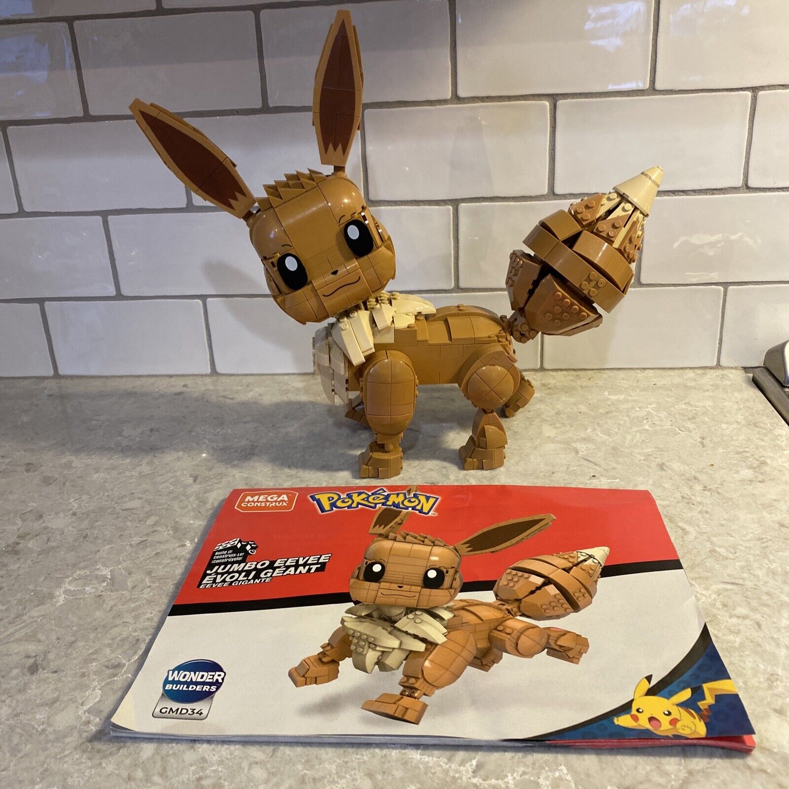 Mega Pokemon Jumbo Eevee – Mattel Creations