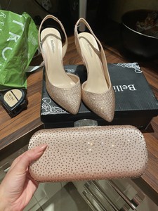 pale grey wedding shoes