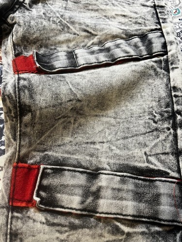 ROAD NARROWS Acid Wash Blue Dirt Distressed Denim Jeans Boys Size 14 (29"x29") - Picture 12 of 15