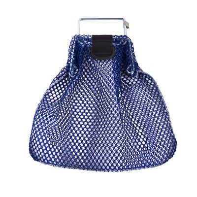 Trident Galvanized Wire Handle Blue Small Mesh Bags