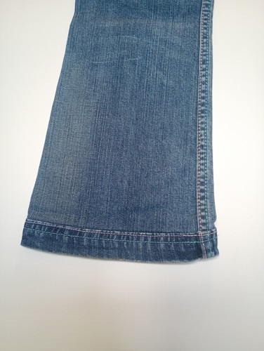 Damenjeans Medium Wash Boot Cut blau Größe 27 Schrittlänge 30 bestickte Taschen - Bild 17 von 20