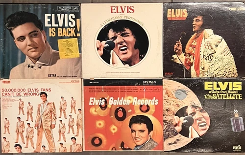 elvis presley lp vinyl records lot