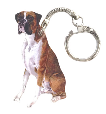Boxer Schlüsselanhänger - Boxer - Boxer Hund Schlüsselanhänger Boxer Hunde P34-K