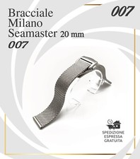 Bracciale Acciaio Milano ONE MORE 20mm compatibile con omega seamaster 007 diver