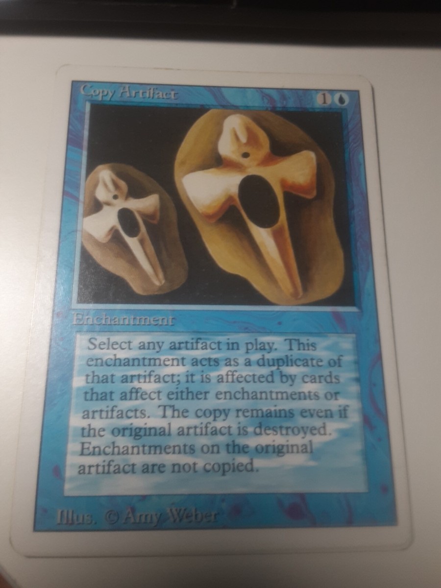 MTG Magic COPY ARTIFACT LP Revised RARE Enchantment OOP | eBay