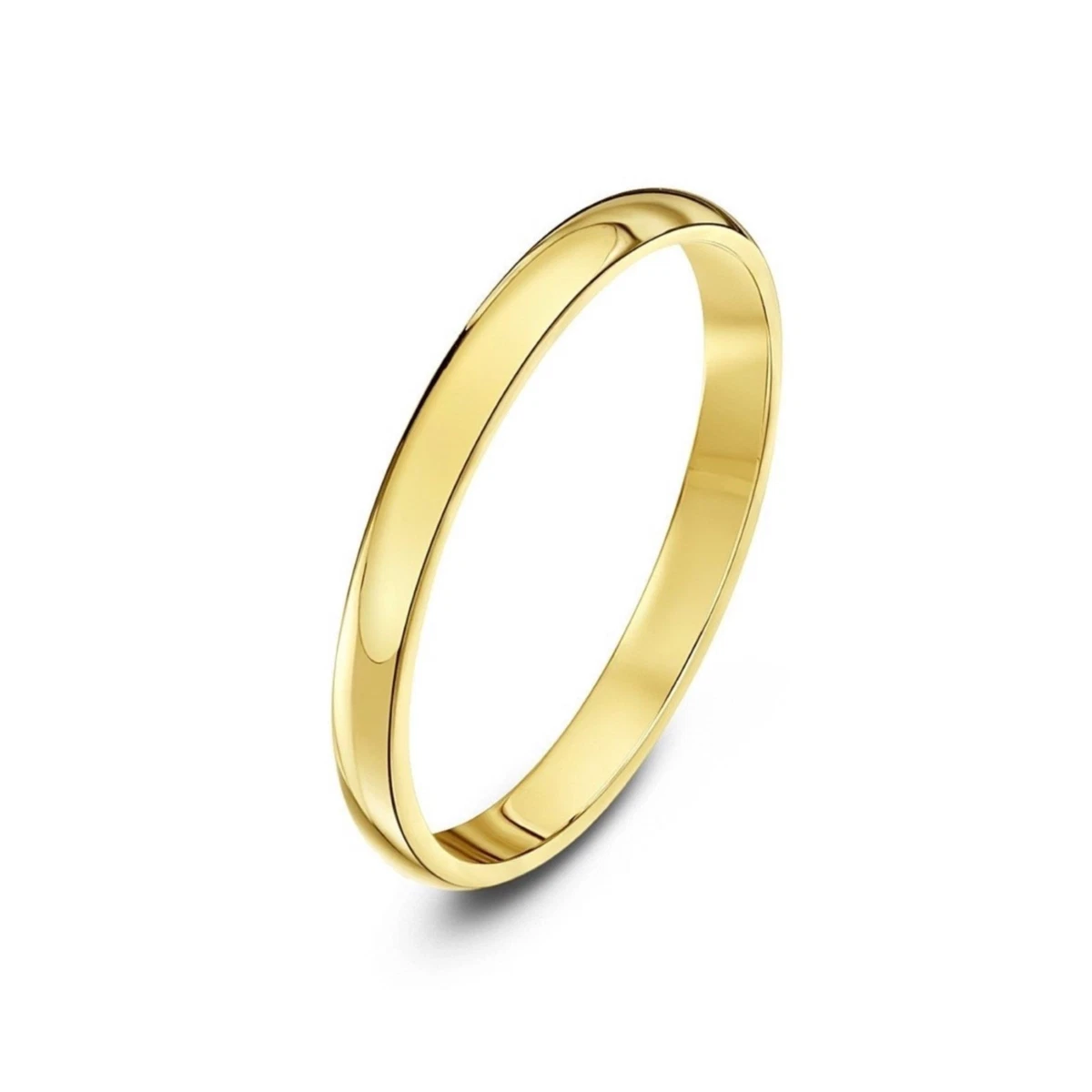 2mm 18ct on sale gold wedding band
