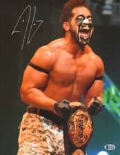 Tanga Loa Signed 11x14 Photo BAS New Japan Pro Wrestling Guerrillas of Destiny