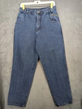 Vintage Gitano Jeans Womens 12 High Waist Tapered Leg Blue Denim Y2K 80s 90s