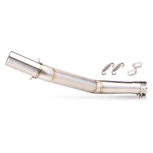 Slip For CFMOTO 650NK 650MT 400NK Exhaust Mid Link Pipe Blue Tail Muffler Tips - Picture 3 of 4