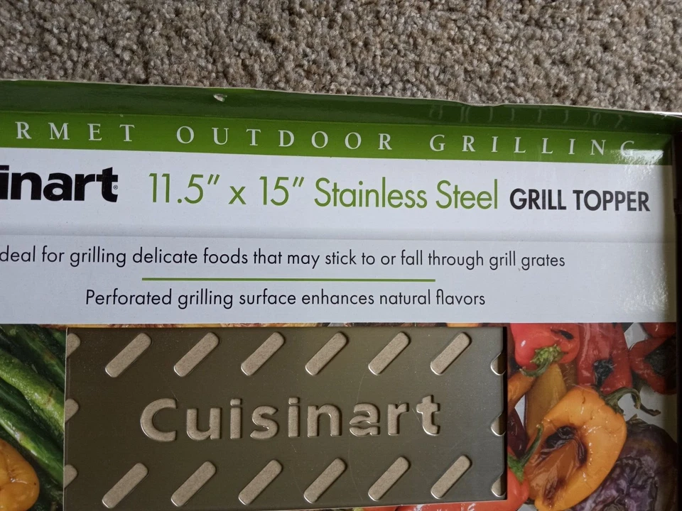 Cuisinart Gourmet Parrilla Exterior Acero Inoxidable Parrilla Topper Foto 2 de 2