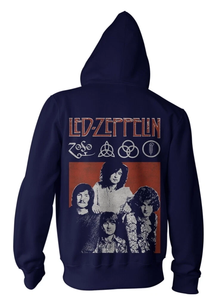 Led zeppelin zip up hoodie sales