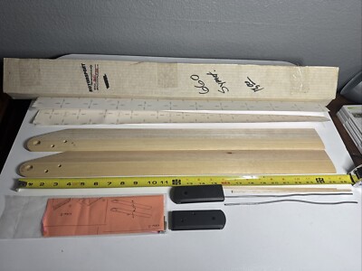 MA3651 Rotorsport Aero Series 660mm Symmetrical Performance Wood Blades Rare 156