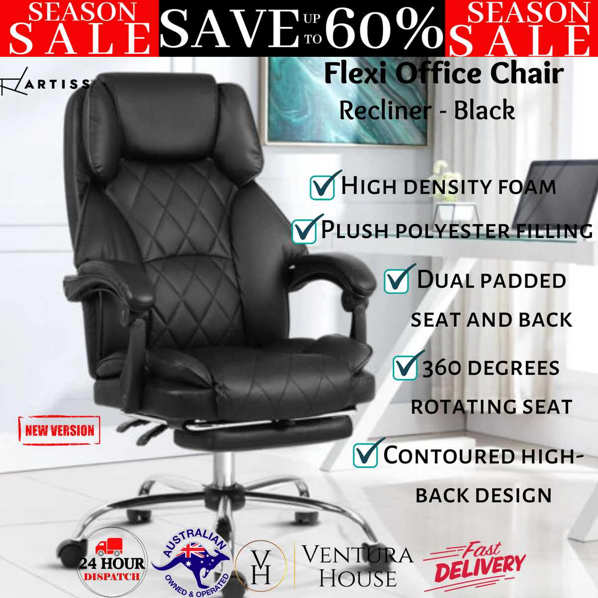 Artiss Office Chair Gaming Computer Flexi Leather Executive