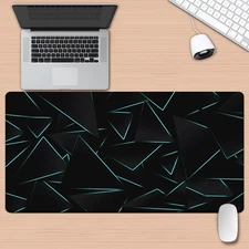 15.7x35.4 inch Extra Large XXL Gaming & Office Desk Mat-Non-Slip Rubber Base, La