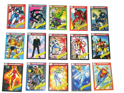 1990 MARVEL UNIVERSE SERIES 1 COMPLETE 162 CARD SET NM STAN LEE